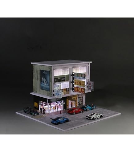 Amazon | Tiny City Bd1 台湾旧市街 ジオラマビルセット | プラモデル 通販